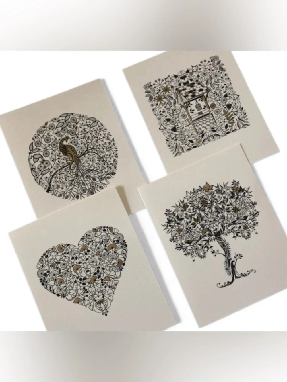Johanna Basford Secret Garden Blank Notecards & Box - NWOT